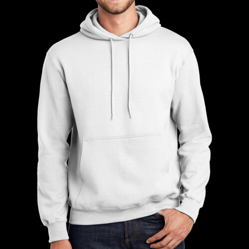 Pullover Hooded Sweatshirt - 4 Small, 2 Medium (WHITE) Thumbnail